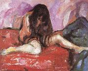 Edvard Munch Naked oil painting